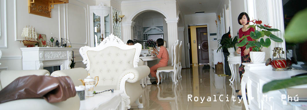  Thi công nội thất chung cư R1 Royal City phong cách Tân cổ điển