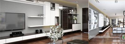 Thiết kế nội thất chung cư Mandarin Garden đẹp, hiện đại