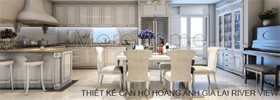 Thiết kế căn hộ chung cư Hoàng Anh Gia Lai River View đẹp