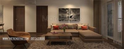 Mẫu thiết kế nội thất chung cư Trung Hòa Nhân Chính sang trọng