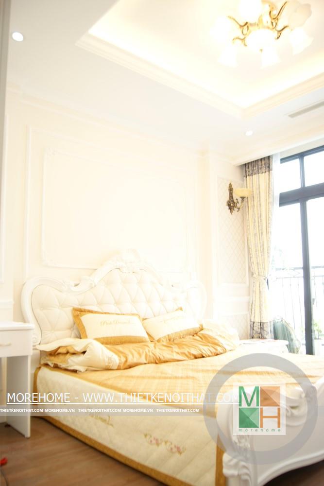 Thi công nội thất chung cư R1 Royal City Theo phong cách Tân cổ điển - Mr Phú thi công phòng khách