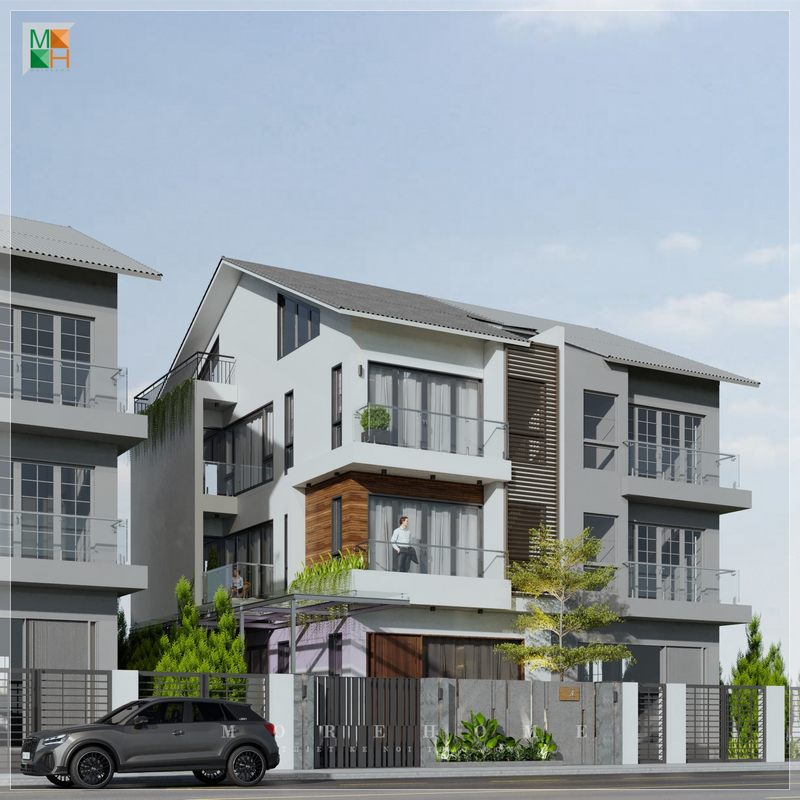 Ngoại thất thiết kế đem tới một vẻ bề ngoài lộng lẫy, thu hút bởi những ưu điểm là sự khỏe khoắn, mạnh mẽ được tạo nên nhờ những đường nét gờ và phào chỉ
