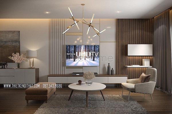 Thiết kế nội thất gỗ công nghiệp cho chung cư phong cách hiện đại Thiết kế nội thất gỗ công nghiệp cho chung cư phong cách hiện đại